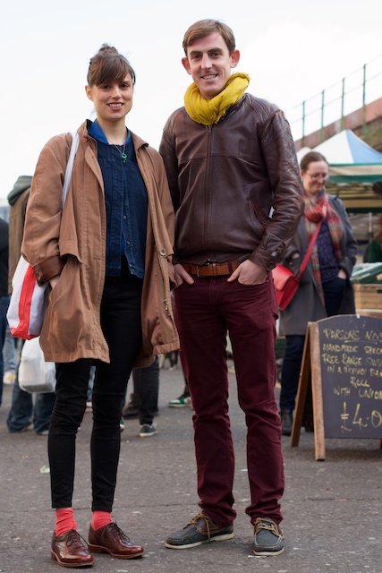 Zoe & Tim at Brixton Farmer's Market