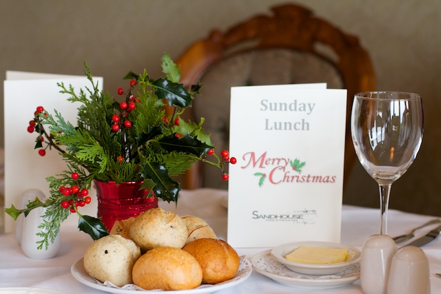 Christmas Lunch, Sunday 21st of December at The wonderful Sandhouse Hotel, Rossnowlagh, Co. Donegal, Ireland...where we had a view of Donegal Bay and the Atlantic Ocean whilst enjoying top notch great value food.