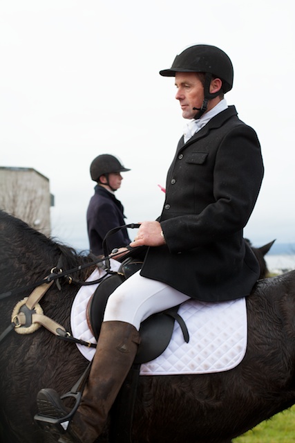 Passing through the annual Boxing Day Hunt 2014 at Enniscrone, Co. Sligo, Ireland - I'm not pro hunting but I am highly intrigued by the traditions associated with hunting in terms of dress etc. 
