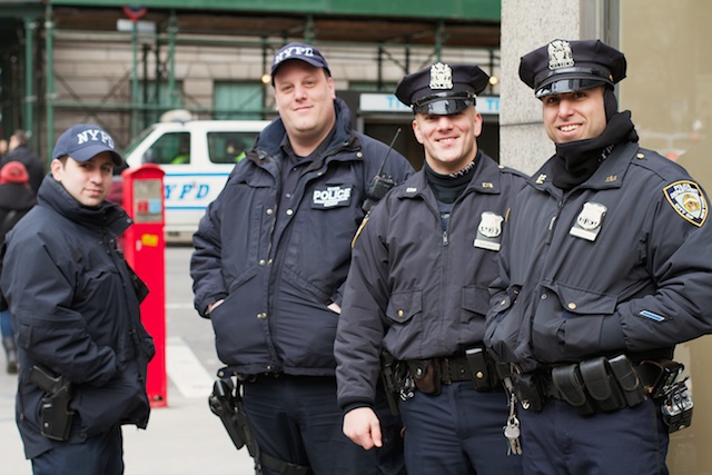The NYPD who I had great craic with both in Brooklyn and Manhattan!