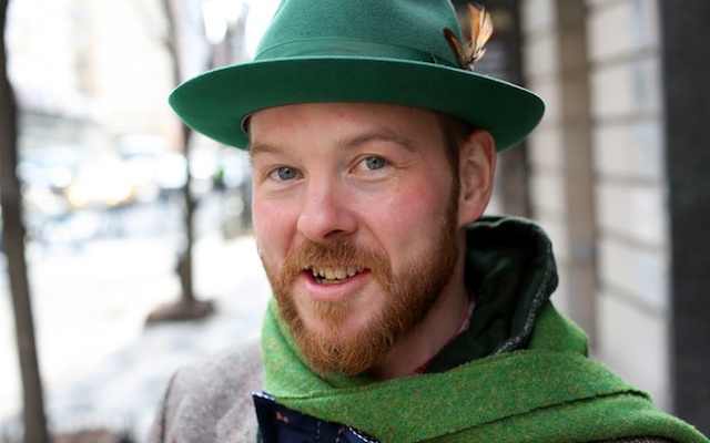 Portrait of me by Brandon Stanton when I defined the Irish phenomenon of "Craic" on Humans of New York